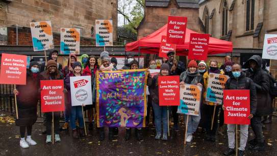 COP26 march Glasgow November 2021