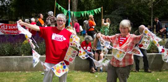 Christian Aid supporters at Climate Coalition lobby of parliament