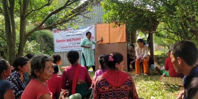 Gender training in Nepal