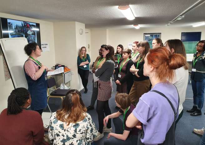 Christian Aid Collective members in a meeting