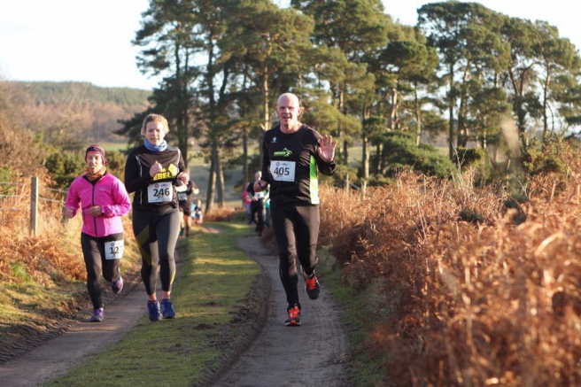 Sean Swindells in the middle of his training for his marathon run for christian aid 