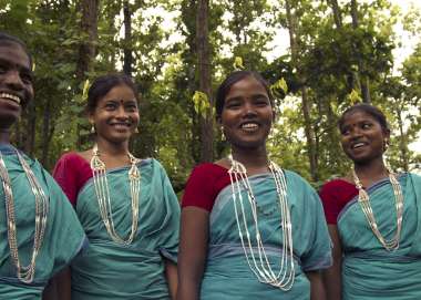 Group of women smiling