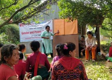 Gender training in Nepal